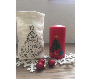 Stickserie ITH - 6 Lichtbeutel Wunschbäume in bis zu 4 Größen